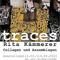 Vernissage der Ausstellung "Traces" von Rita Kämmerer (Wien)